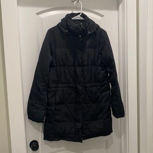 Lands End Black Winter Parka